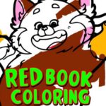 Livro De Colorir Vermelho